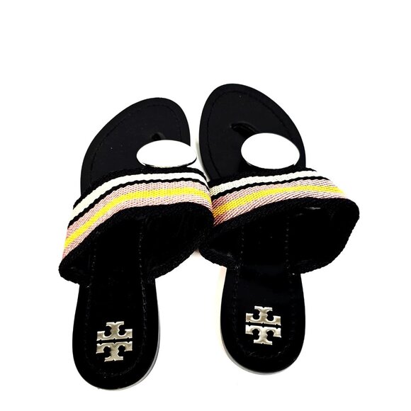 Tory Burch Zoey Tan Leather Ballet Sandals Women's Size 8M - Picture 4 of 8